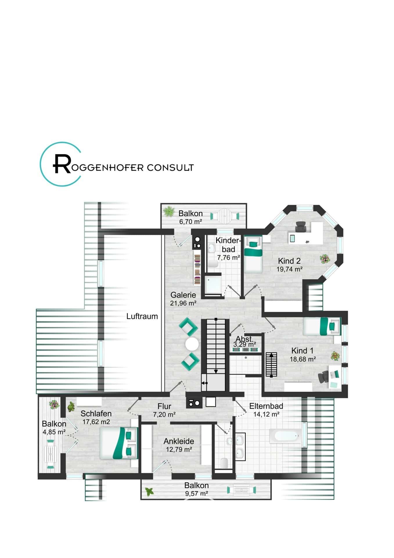 Grundriss 2 – VERKAUFT: Villa in Nürnbergs bester Lage in Erlenstegen
